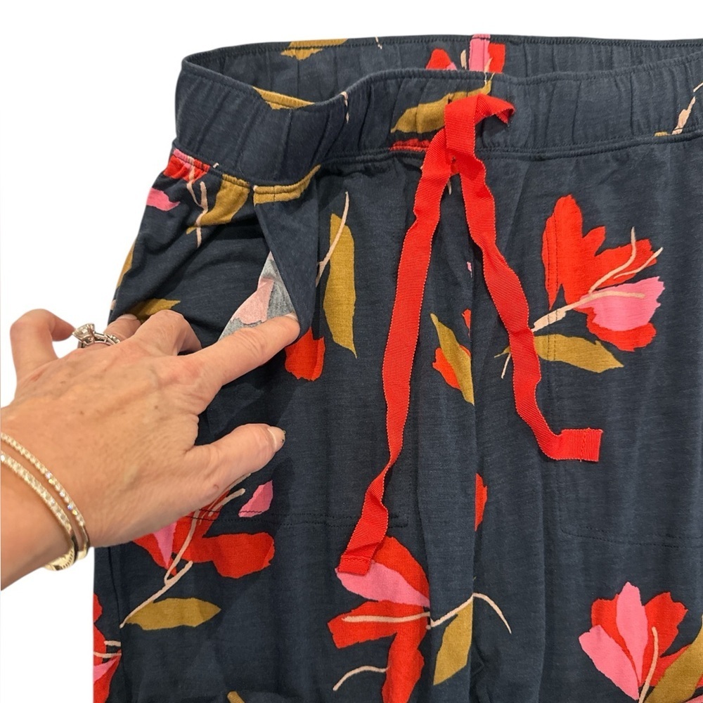 NWT PJ Salvage Botanical Dreams Pajama Pants in Navy - Picture 4 of 8